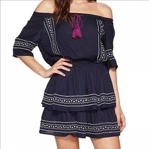 Romeo & Juliet Couture Peasant Off Shoulder Dress